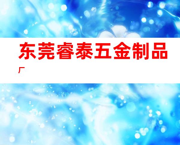 东莞睿泰五金制品厂