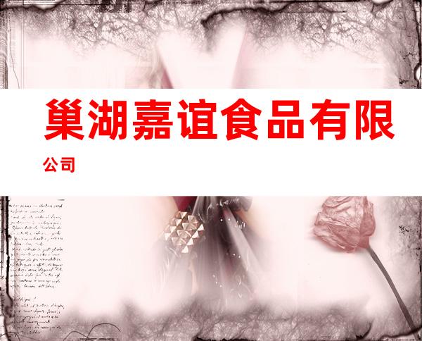 巢湖嘉谊食品有限公司