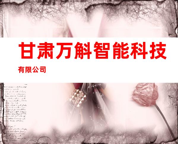 甘肃万斛智能科技有限公司