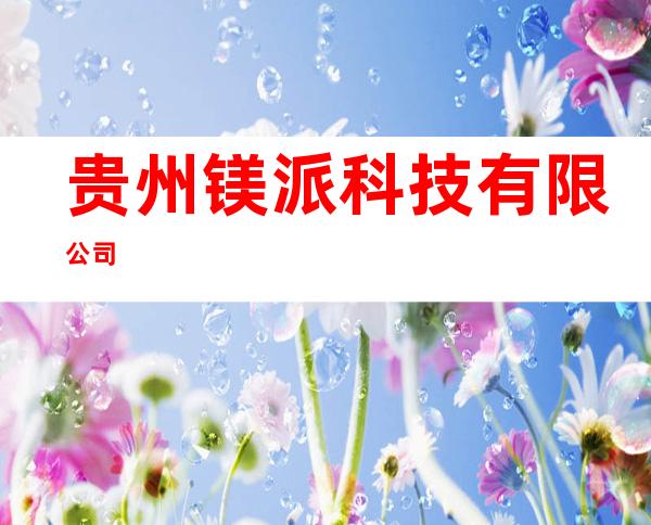 贵州镁派科技有限公司