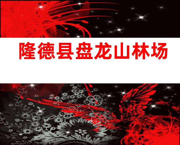隆德县盘龙山林场
